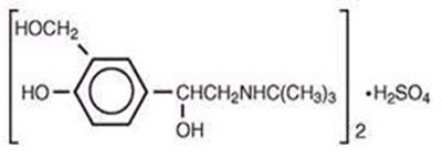 image description - albuterol sulfate structure 